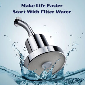 20-Stage Household Gray Shower Water Filter System with Activated Carbon Shower Head Filter