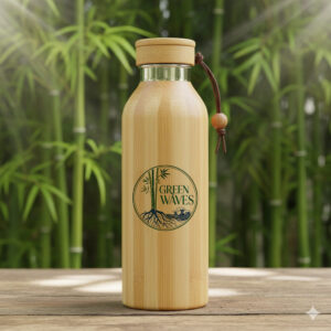 eco friendly bamboo water bottle